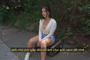 Chị gái nữ thần da trắng và xinh đẹp nói rằng tôi quá giỏi tán tỉnh và yêu cầu tôi quan hệ mạnh với cô ấy